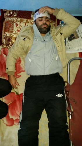 Saaid Ayachi, joven en desempleado en huelga de hambre que ha sido trasladado hoy al hospital