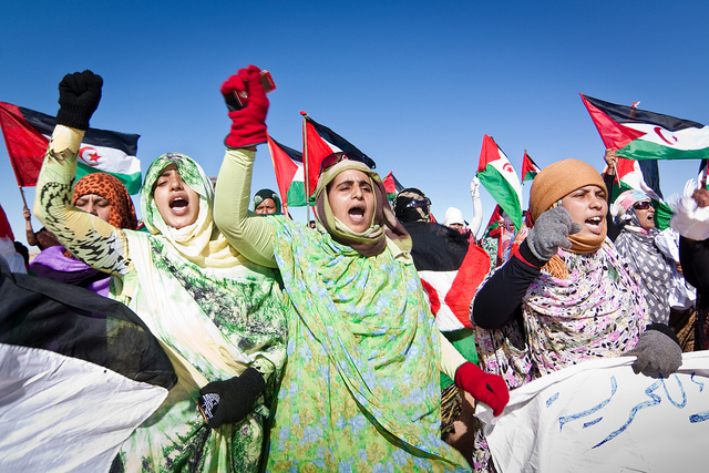 Mujeres saharauis, decididas a conquistar su independencia pese a la opresión marroquí