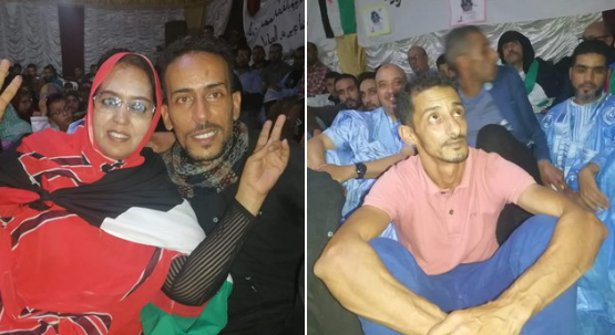 Fuerzas de ocupación marroquíes retuvieron a cinco destacados activistas saharauis en un puesto de control al norte de El Aaiún.
